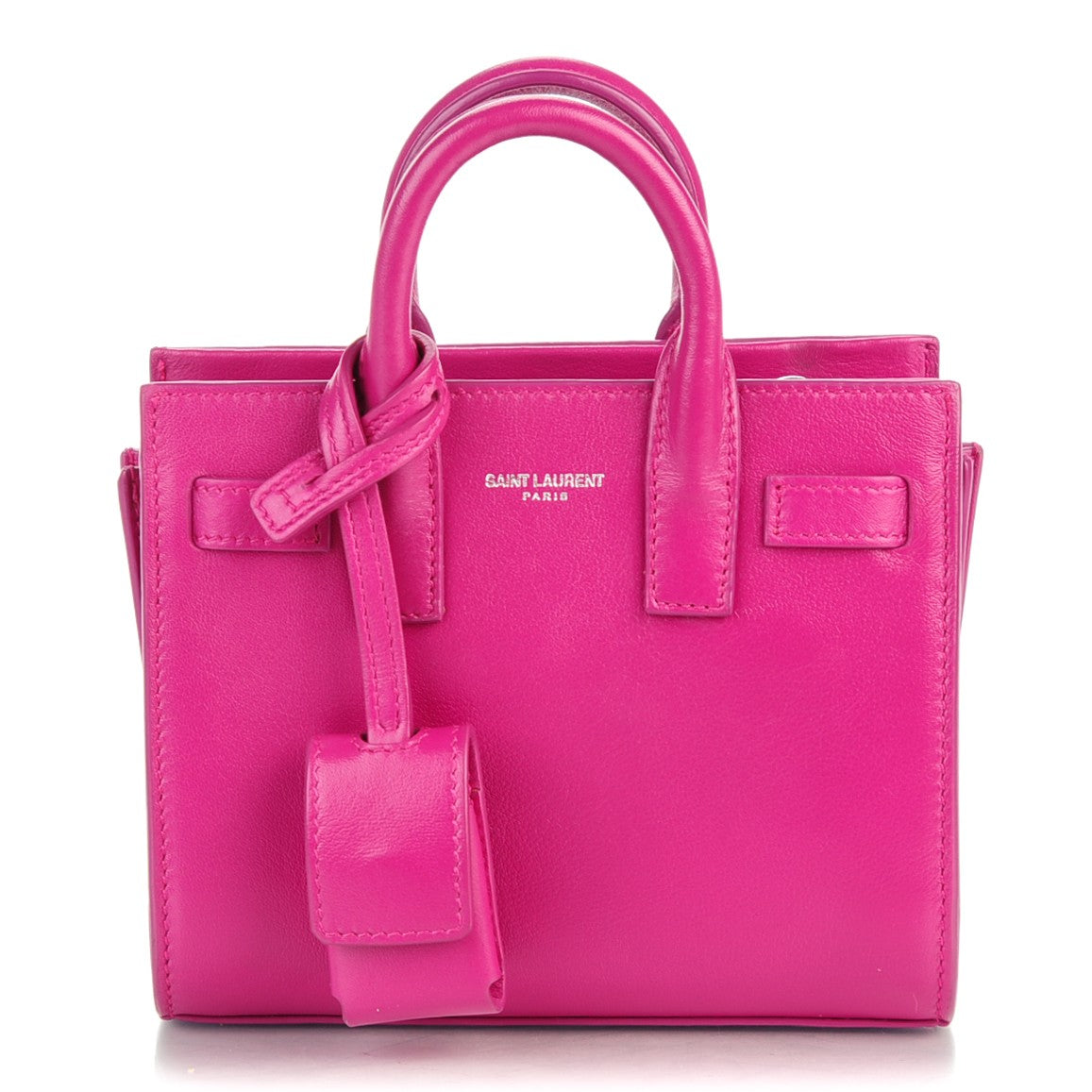 Saint Laurent Calfskin Toy Sac De Jour Electric Pink 1 of 6