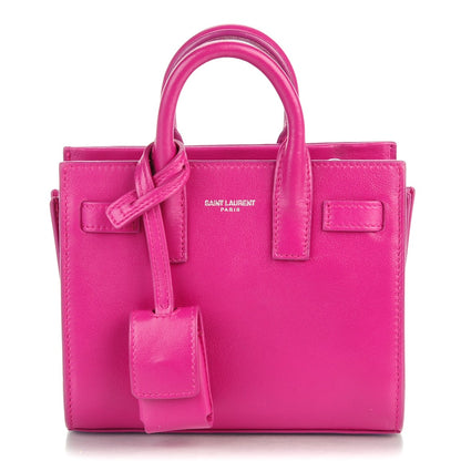 Saint Laurent Calfskin Toy Sac De Jour Electric Pink 1 of 6