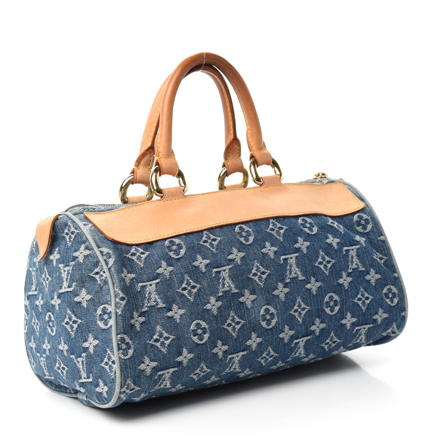 Louis Vuitton Monogram Denim Neo Speedy Blue 3 of 12