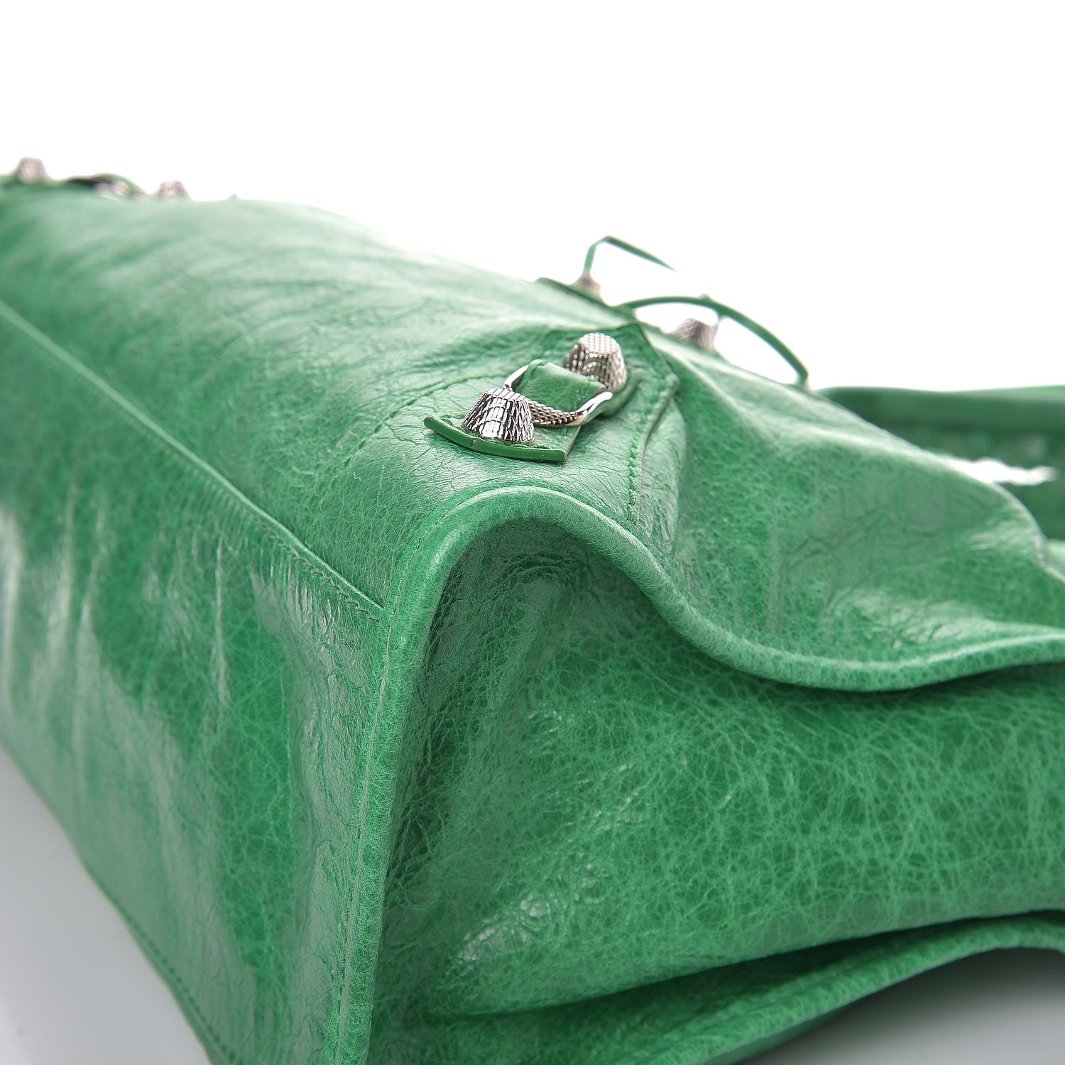 Balenciaga Agneau Giant 12 Silver Hardware City Vert Poker 8 of 9