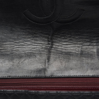 Chanel Lambskin Micro Quilted Medium Single Flap Black 14 of 16