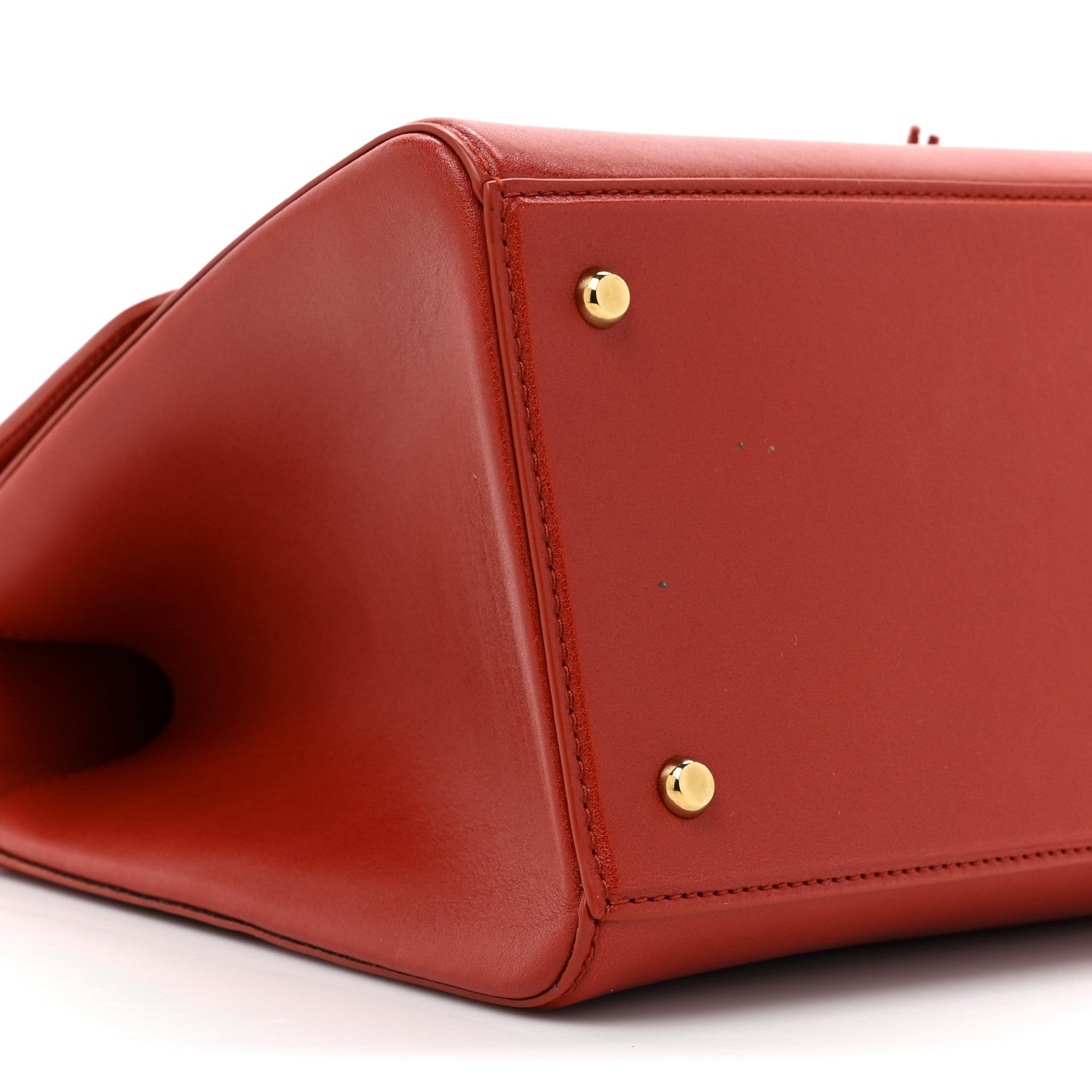 Bottega Veneta Calfskin Medium Desiree Shoulder Bag Red 8 of 10