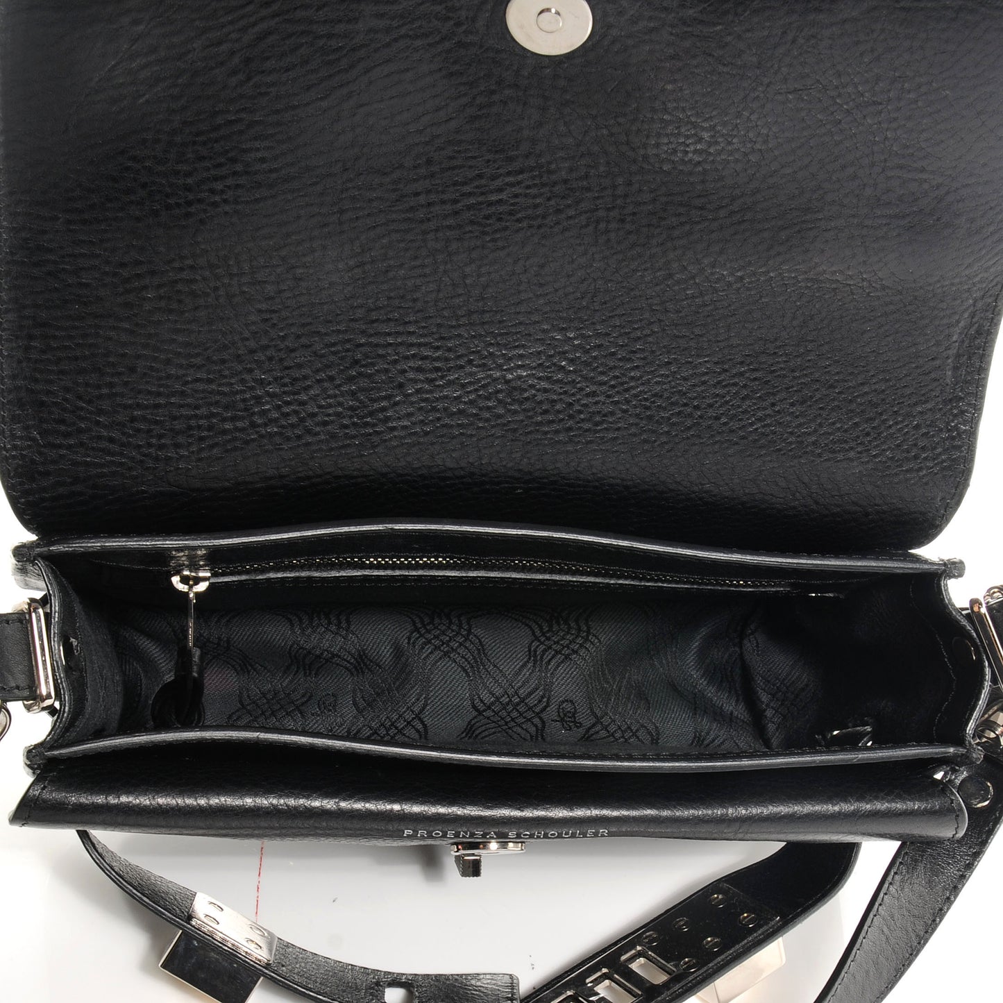 Leather Mini PS11 Classic Shoulder Bag Black