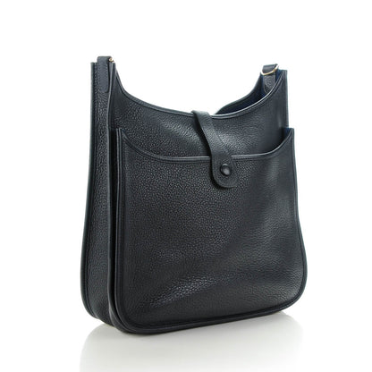 Hermes Taurillon Clemence Evelyne III GM Bleu Abysse 3 of 11