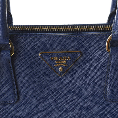 Prada Saffiano Medium Galleria Double Zip Tote Bluette 10 of 14