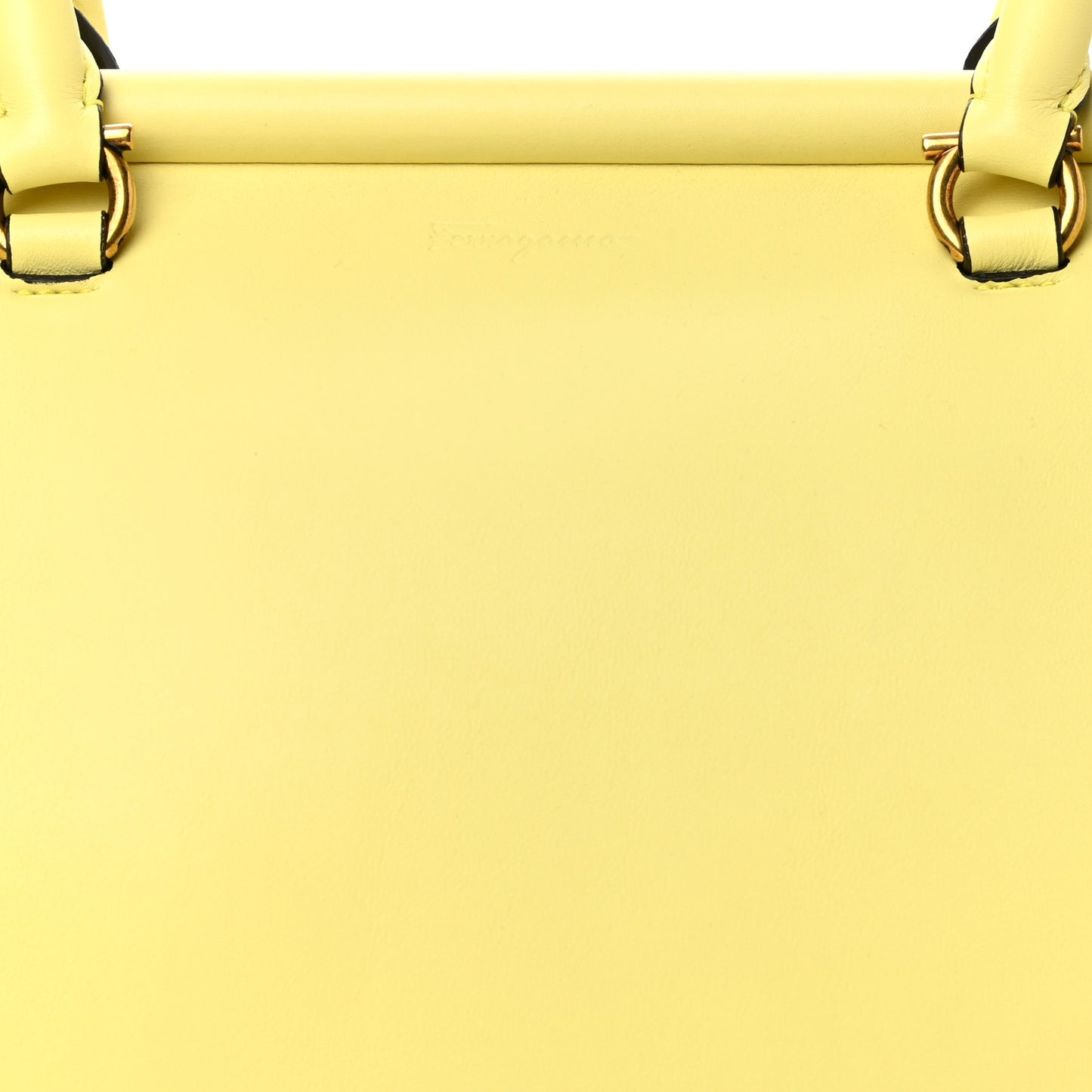 Calfskin Frame Satchel Technicolor Yellow
