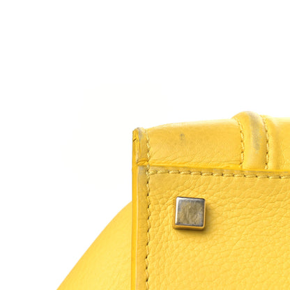 Celine Grained Calfskin Medium Phantom Luggage Yellow 18 of 19