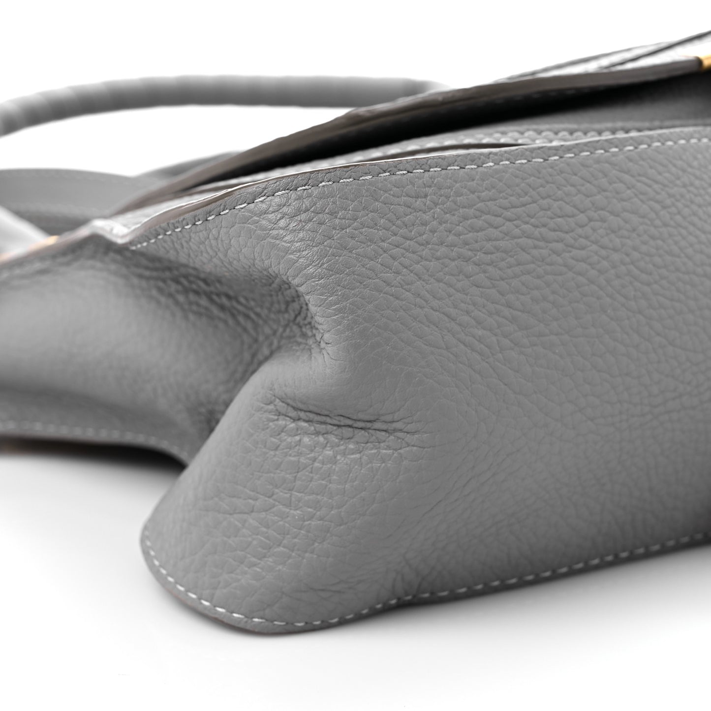 Calfskin Medium Marcie Satchel Cashmere Grey