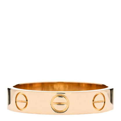 Cartier 18K Yellow Gold 3.5mm LOVE Wedding Band Ring 48 4.5 3 of 4