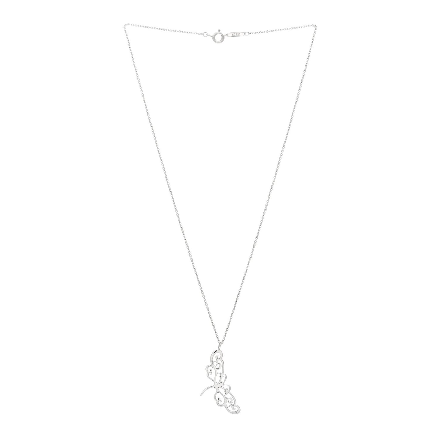 Sterling Silver Enchant Dragonfly Pendant Necklace