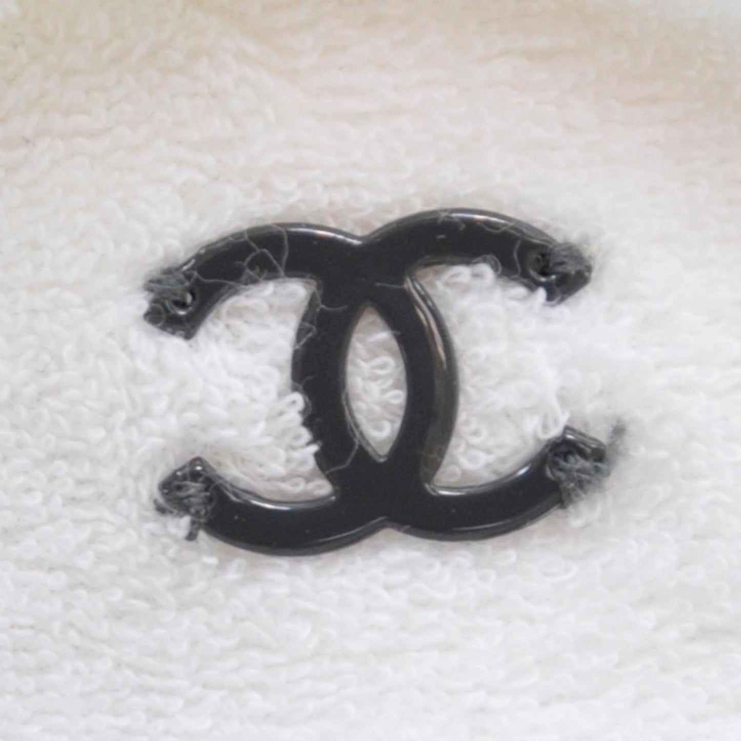 Terry Cotton Striped Headband and Hair Tie