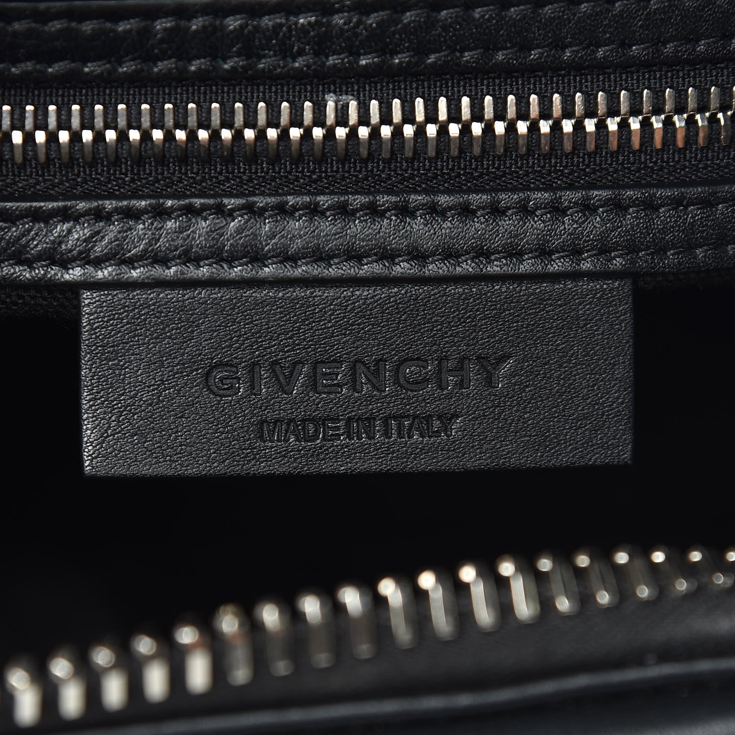 Givenchy Calfskin Chain Detail Mini Antigona Black 6 of 9