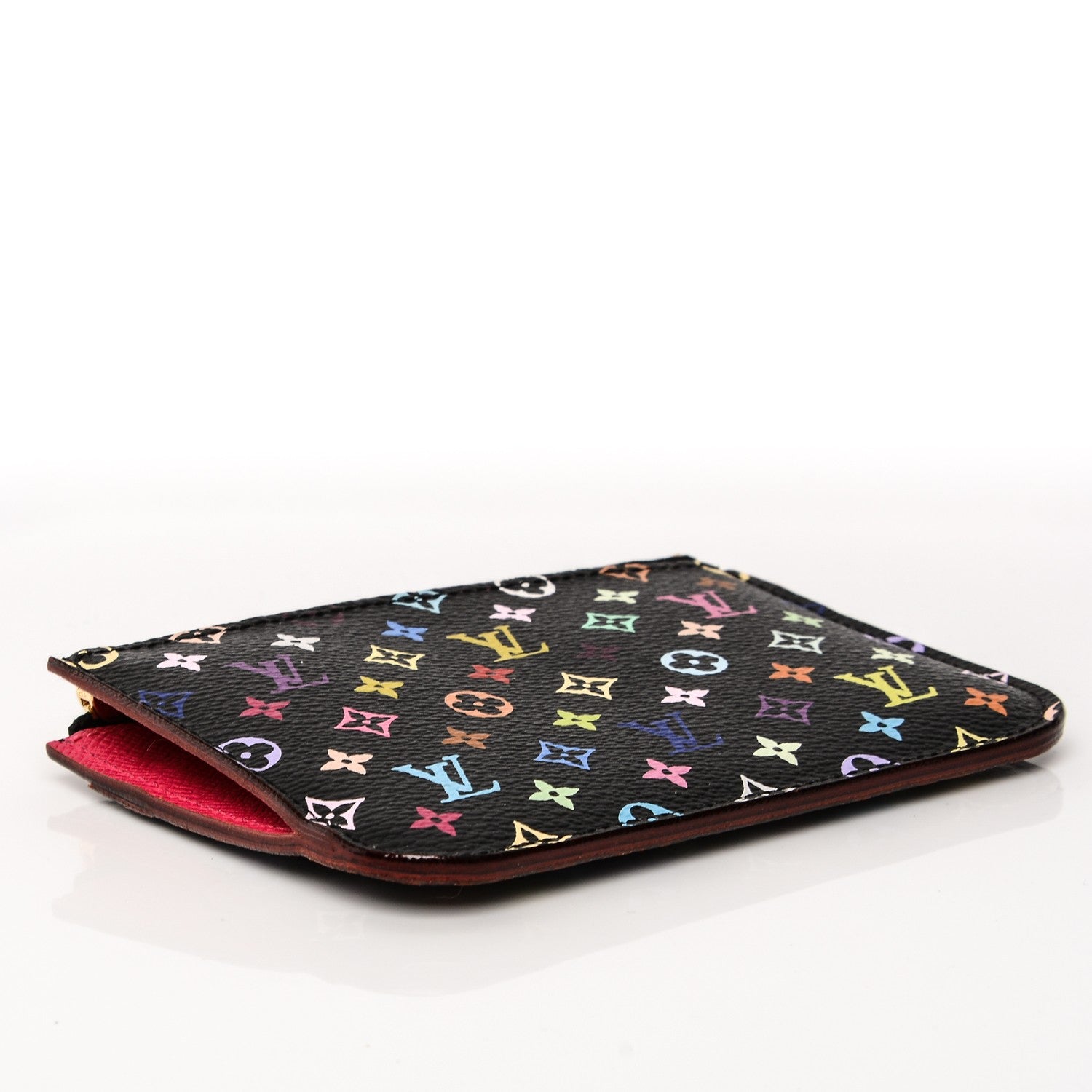 Louis Vuitton Monogram Multicolor Key Pouch Black Grenade 4 of 6