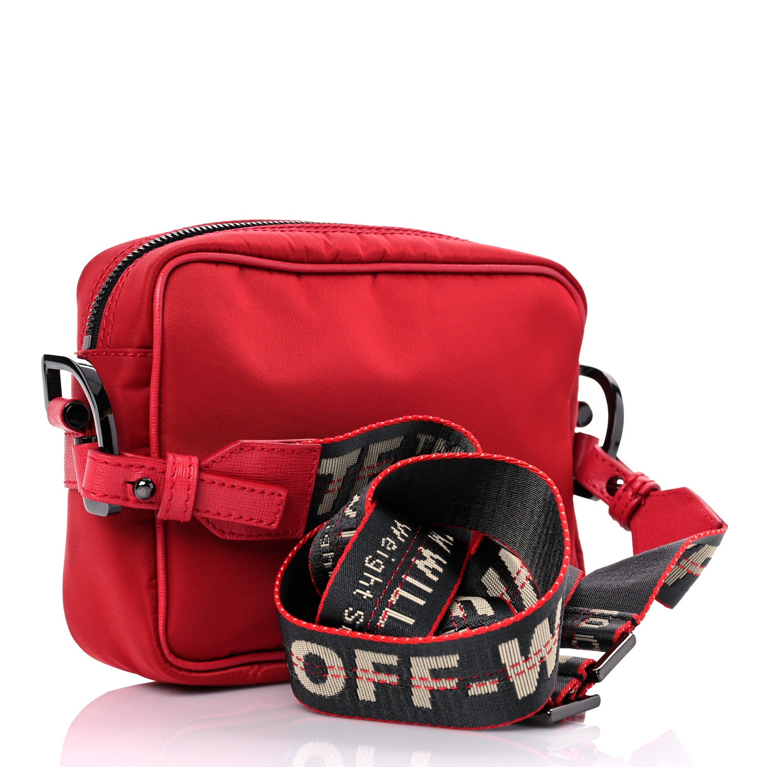 Off-White Nylon Camera Bag Red 2 of 10
