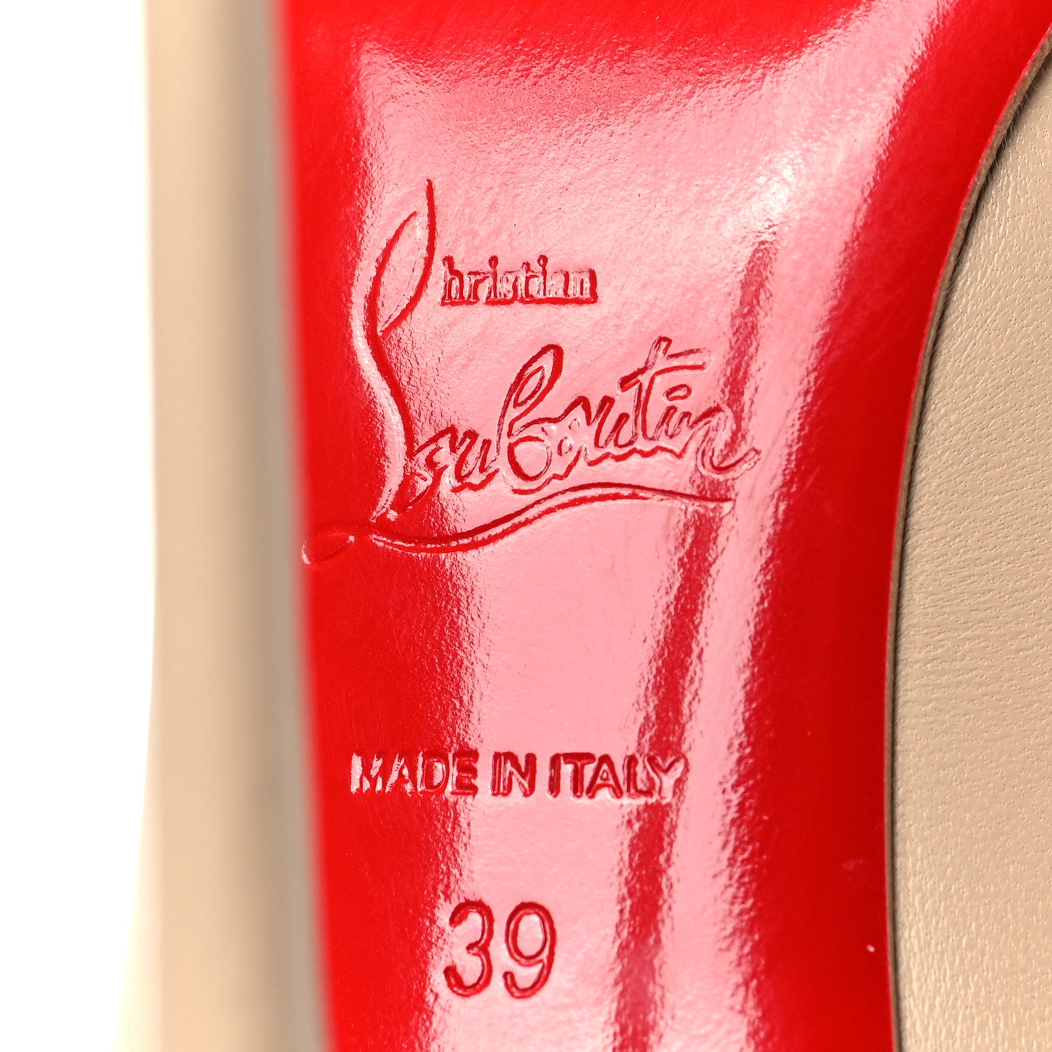 Christian Louboutin Kid So Kate 120 Pumps 39 Nude 6 of 8