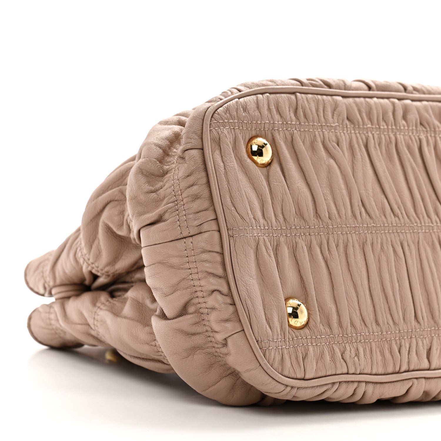 Prada Nappa Gaufre Small Tote Cipria 9 of 12