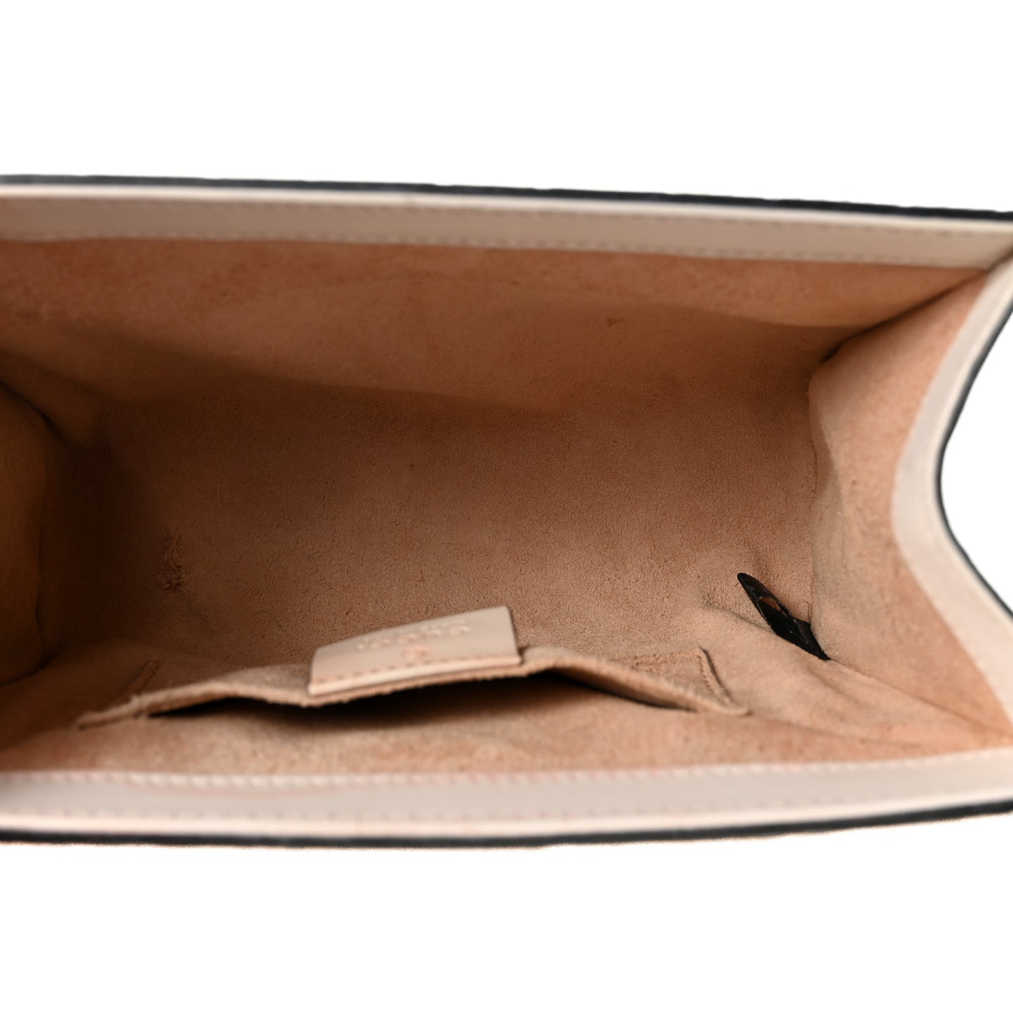 Guccissima Small Padlock Shoulder Bag Black White