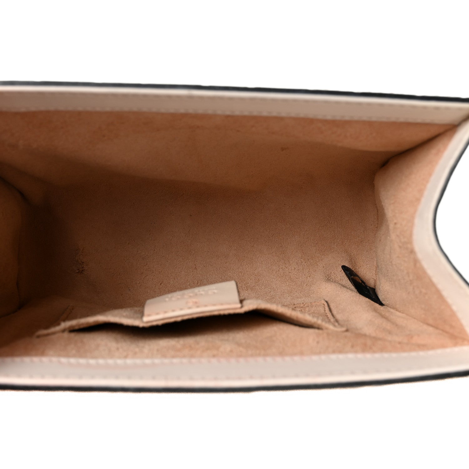 Gucci Guccissima Small Padlock Shoulder Bag Black White 5 of 10