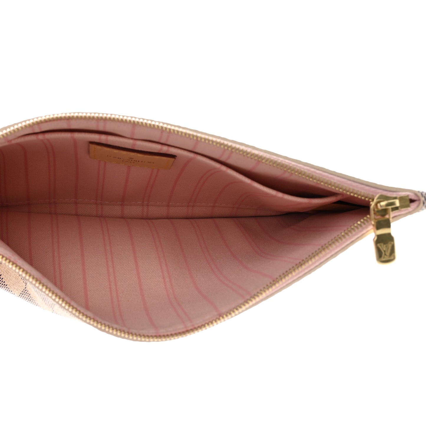 Damier Azur Neverfull MM GM Pochette Rose Ballerine