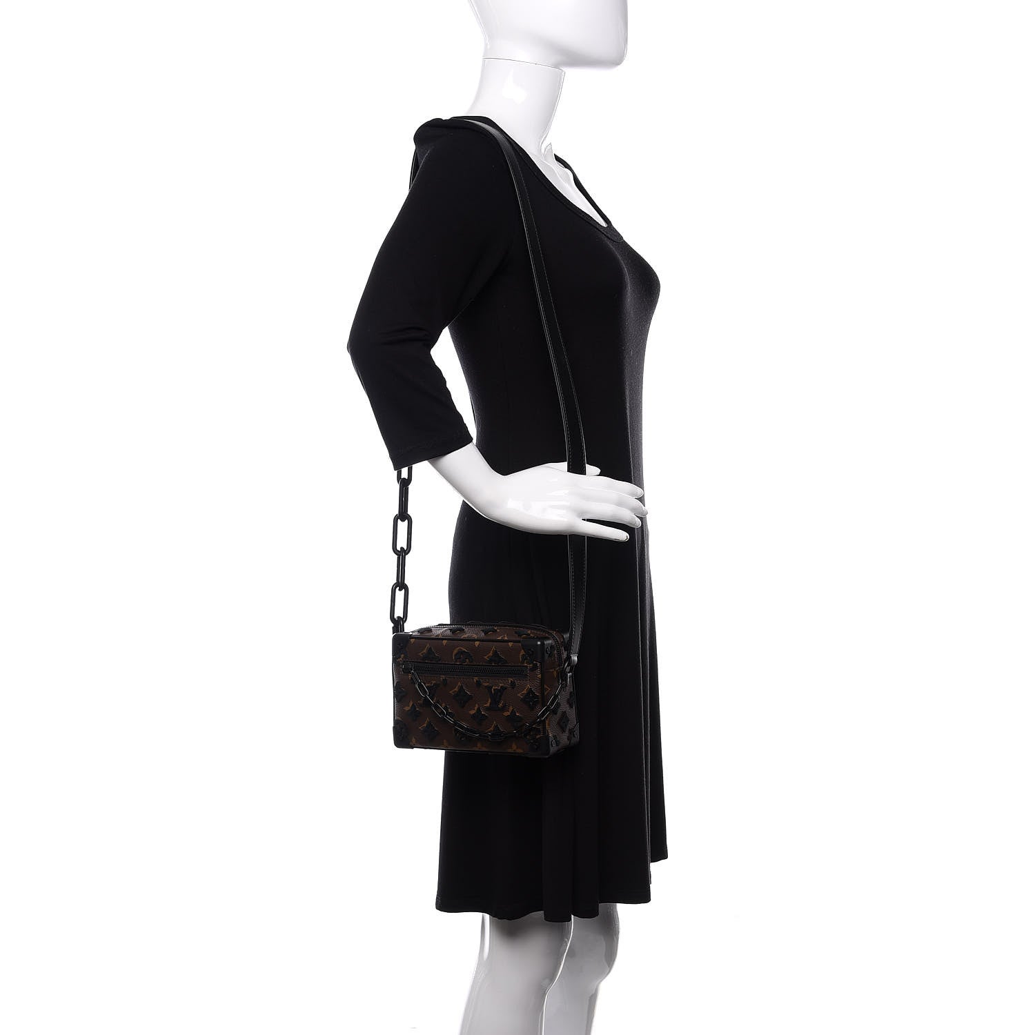 Louis Vuitton Monogram Tuffetage Mini Soft Trunk 2 of 9