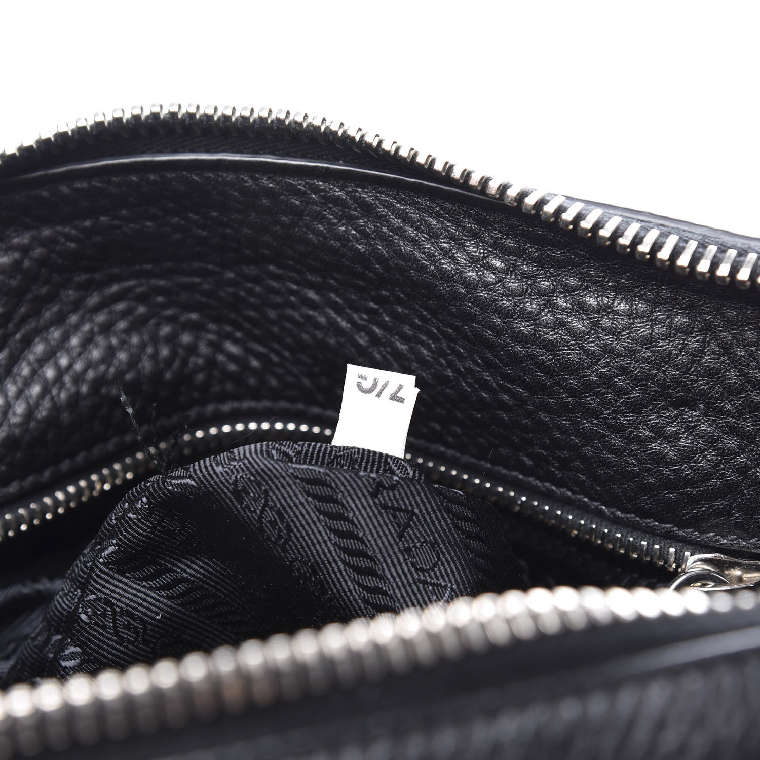 Prada Vitello Daino Shopping Tote Black 8 of 11