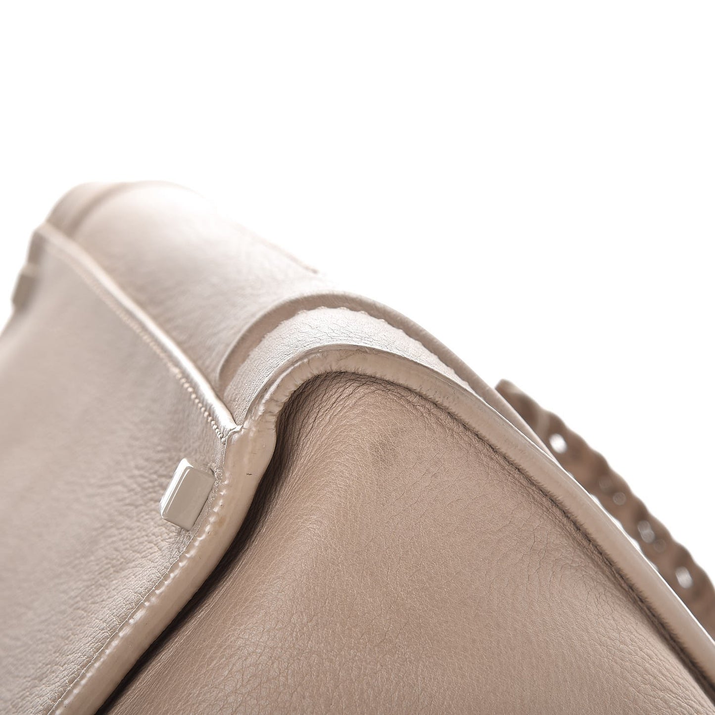 Supple Calfskin Medium Phantom Luggage Beige