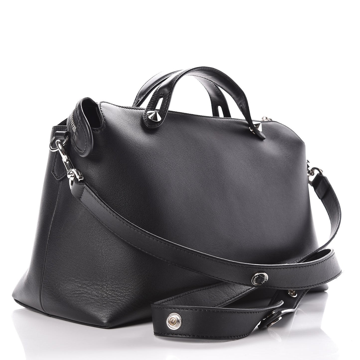 Vitello Dolce Large By The Way Boston Bag Black