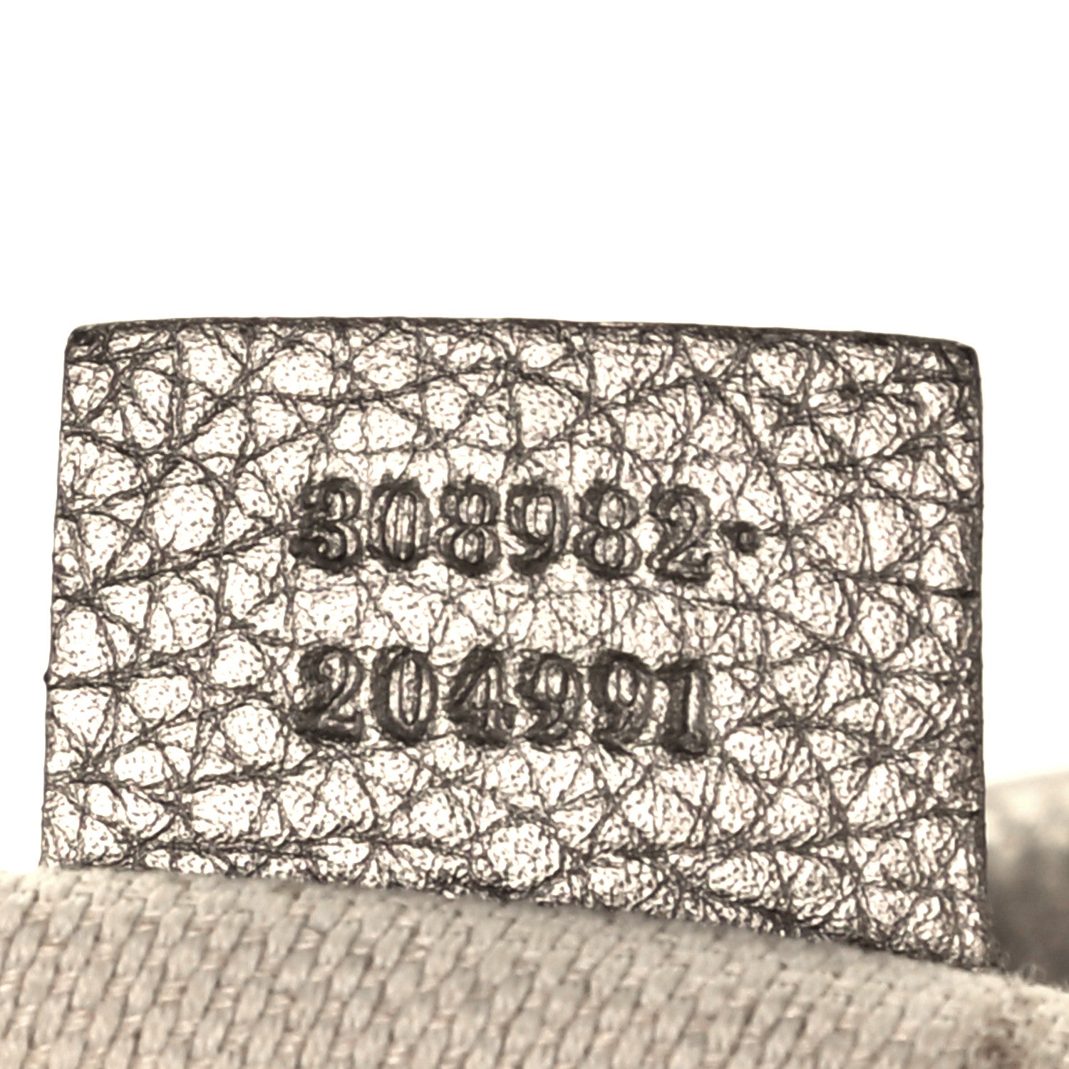 Gucci Metallic Pebbled Calfskin Medium Soho Chain Shoulder Bag Golden Beige 7 of 11