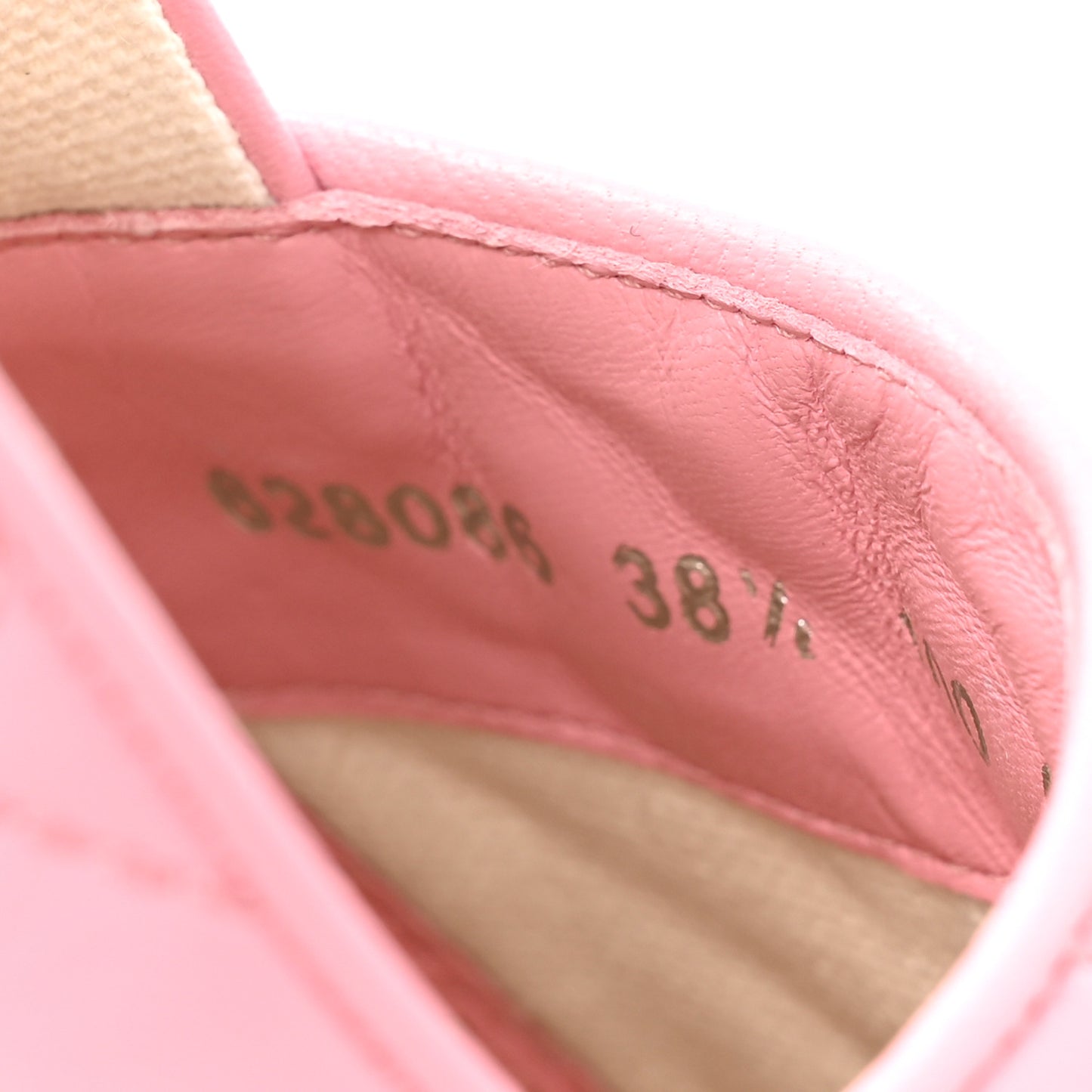 Nappa Matelasse GG Marmont Espadrilles 38.5 Wild Rose