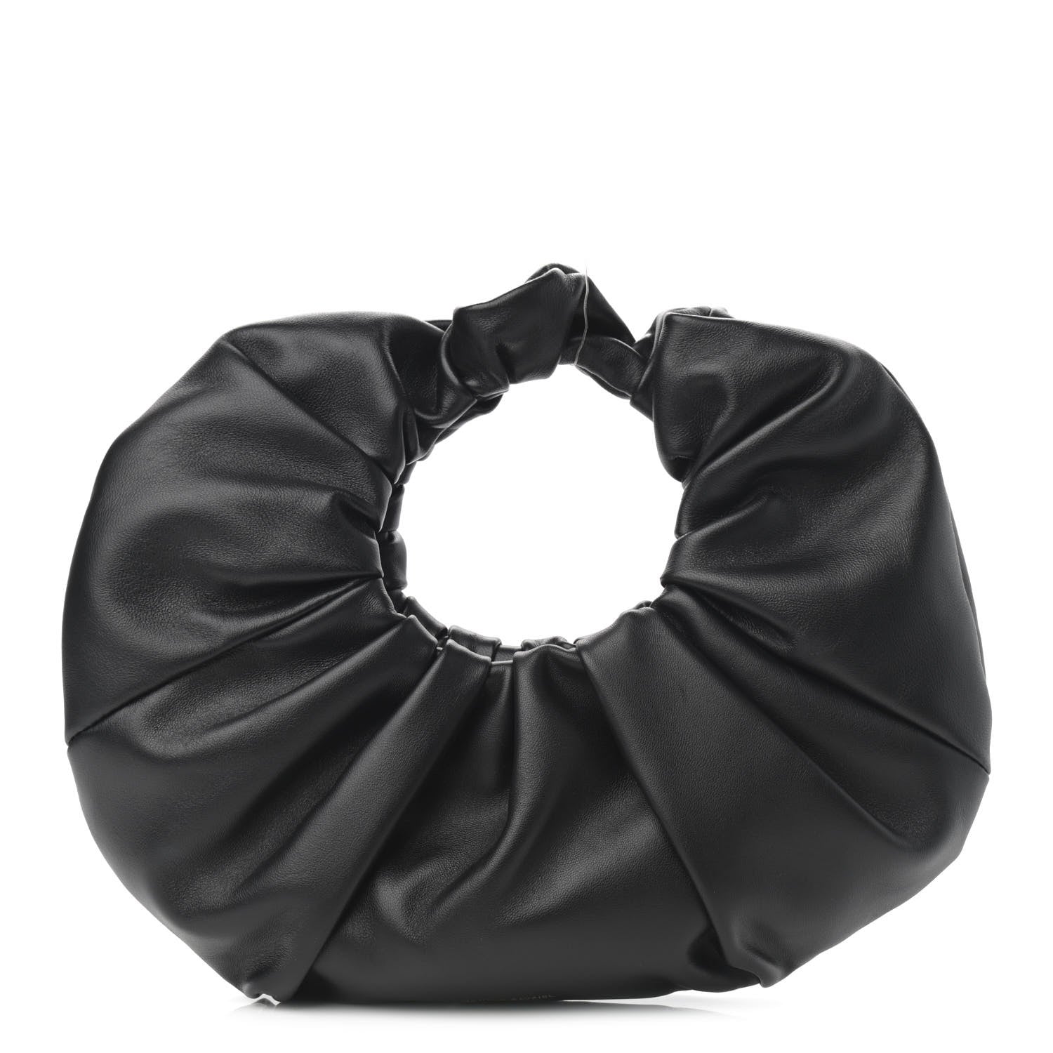 Mansur Gavriel Lambskin Mini Scrunchie Bag Black 1 of 9