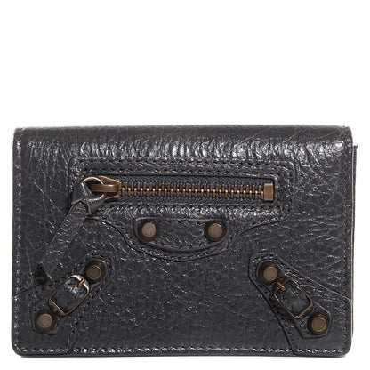 Balenciaga Agneau Classic Hardware Card Case Gris Fossile 1 of 9