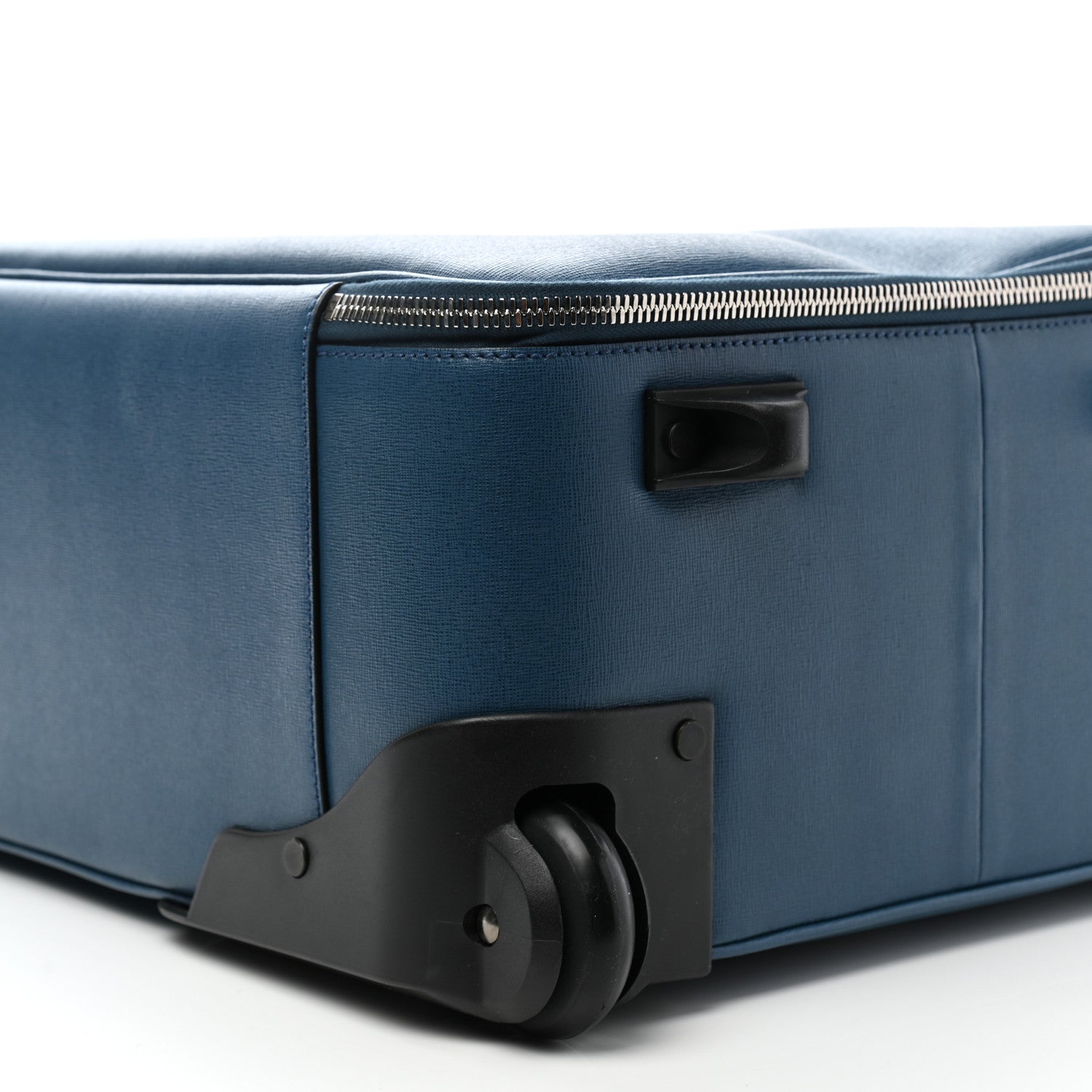 Fendi Vitello Elite Flamingo Luggage Blue Cobalto 9 of 10