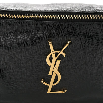 Saint Laurent Grain De Poudre Monogram Belt Bag Black 8 of 10