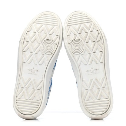 Louis Vuitton Denim Monogram Trocadero Tie Dye Sneakers 6.5 Marine 4 of 4