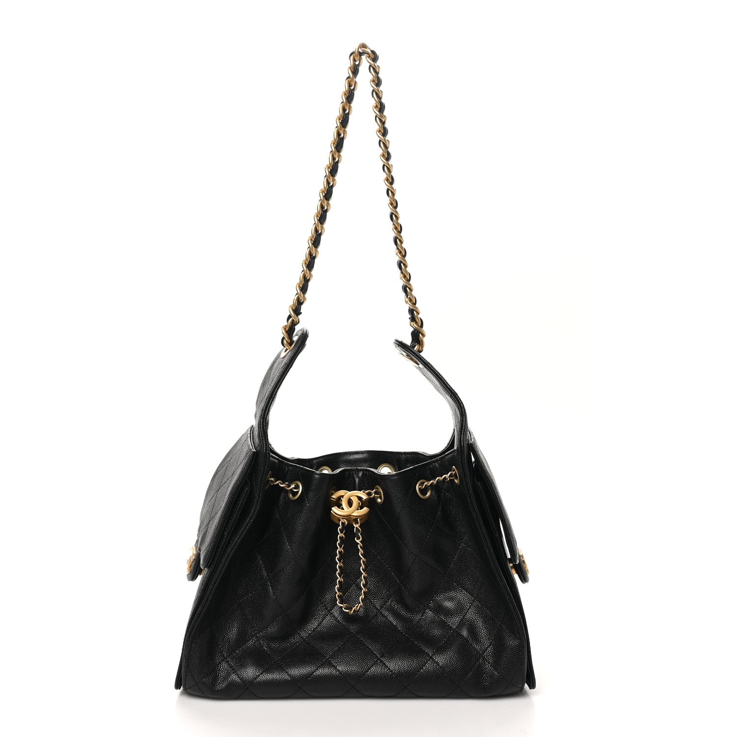 Chanel Caviar Quilted Small Chanel 25 Handbag Black 1 of 11