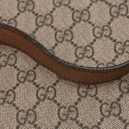 Gucci GG Supreme Monogram Web Ophidia Tote Brown 23 of 28