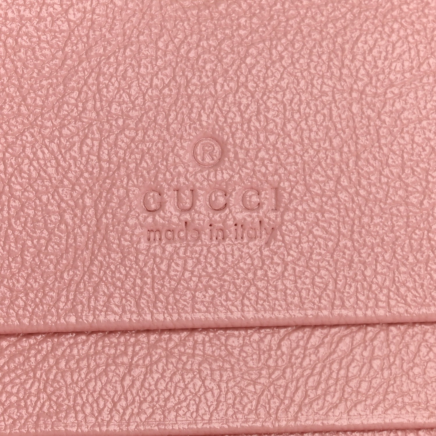 Gucci Azalea Calfskin Enamel Matelasse Diagonal Torchon GG Marmont Card Case New Cherry Red Wild Rose 6 of 8
