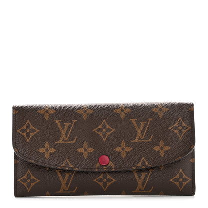 Louis Vuitton Monogram Emilie Wallet Fuchsia 2 of 22