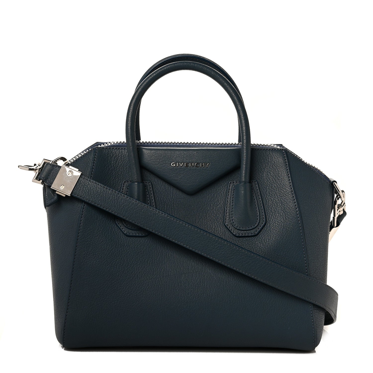 Givenchy Sugar Goatskin Small Antigona Mineral Blue 1 of 9