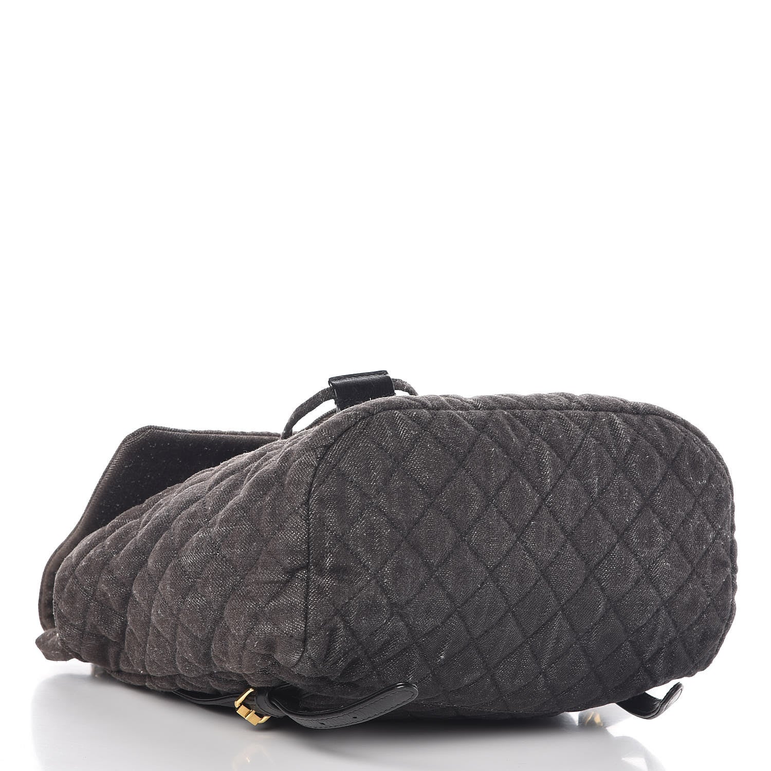 Chanel Washed Denim Quilted Large Urban Spirit Backpack Black 4 of 18