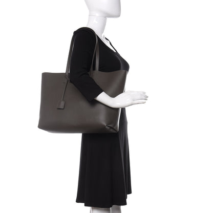 Saint Laurent Calfskin Large Shopping Tote Pebble 2 of 9