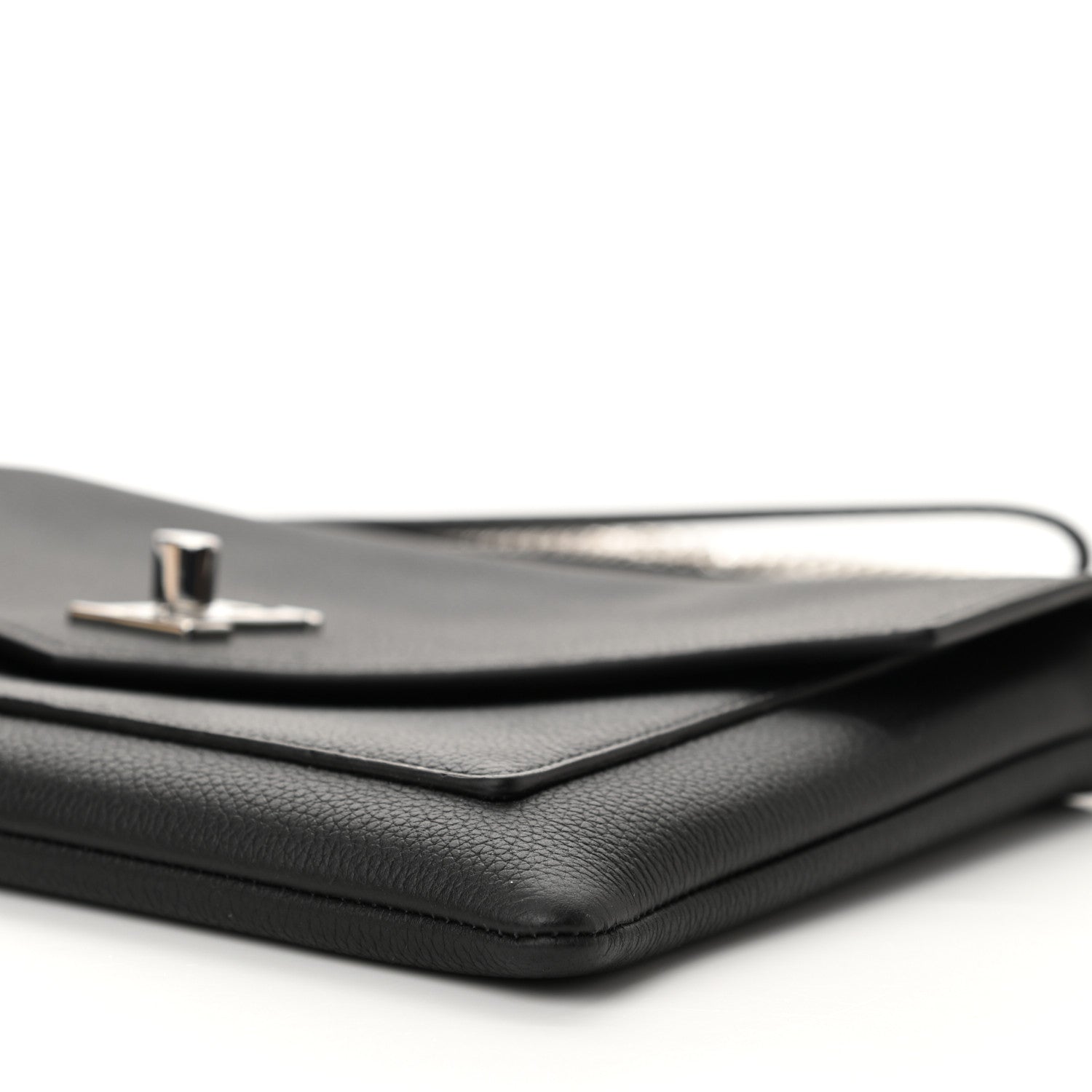 Louis Vuitton Soft Calfskin My Lockme Pochette Black 9 of 9