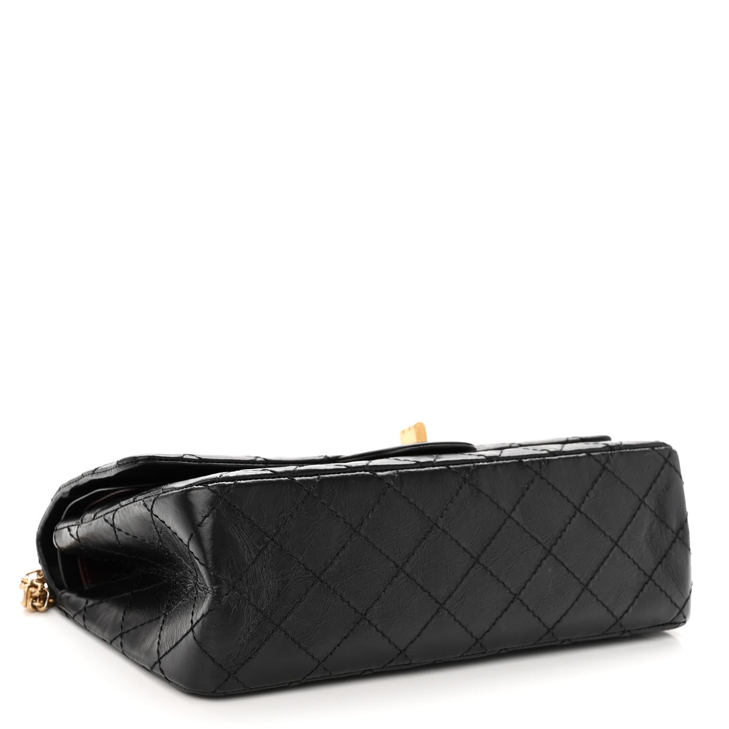 Chanel Aged Calfskin Quilted 2.55 Reissue 225 Flap Black 4 of 10