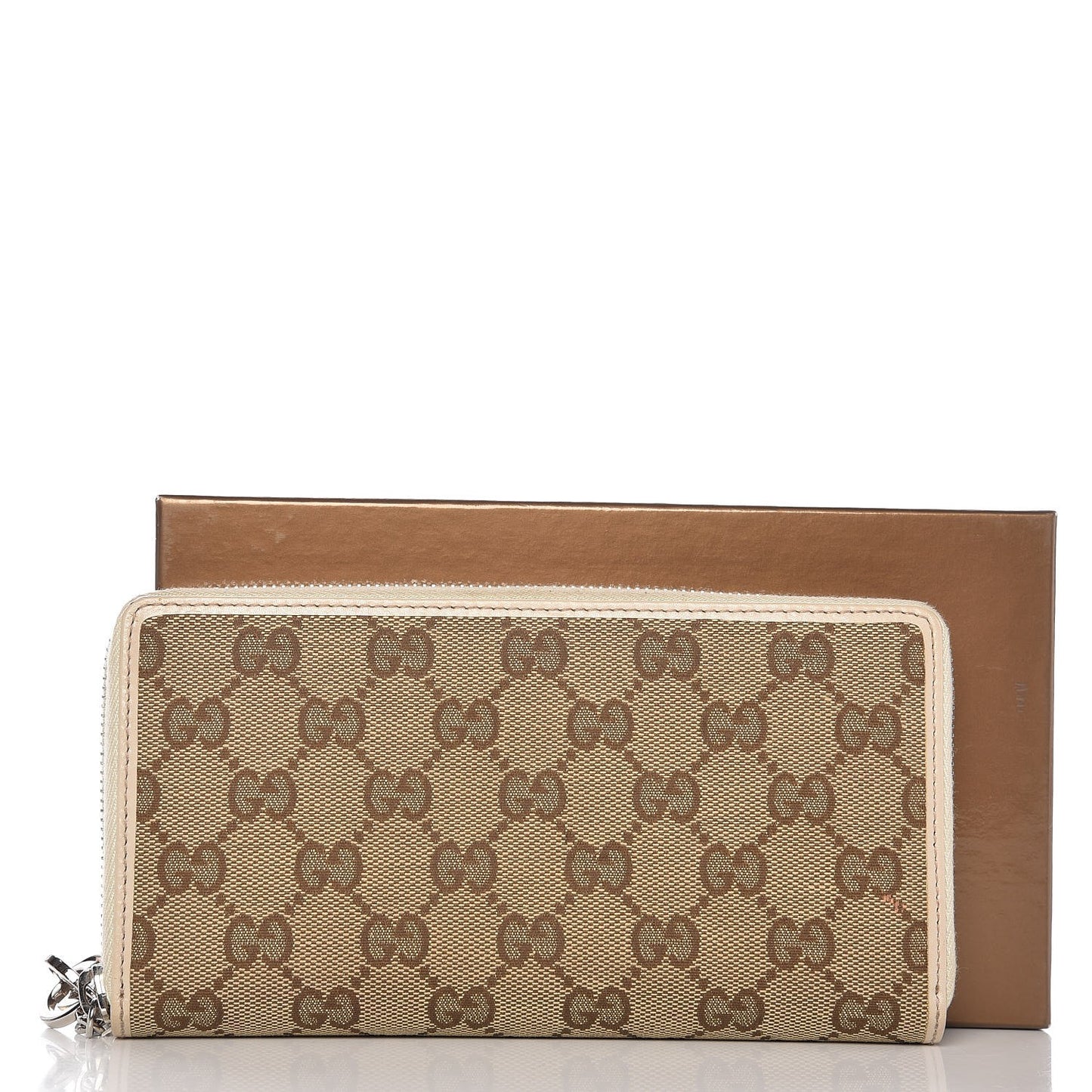 Monogram Large Twins Zip Around Wallet Off White