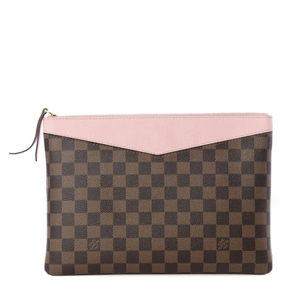 Louis Vuitton Damier Ebene Daily Pouch Rose Poudre 1 of 9