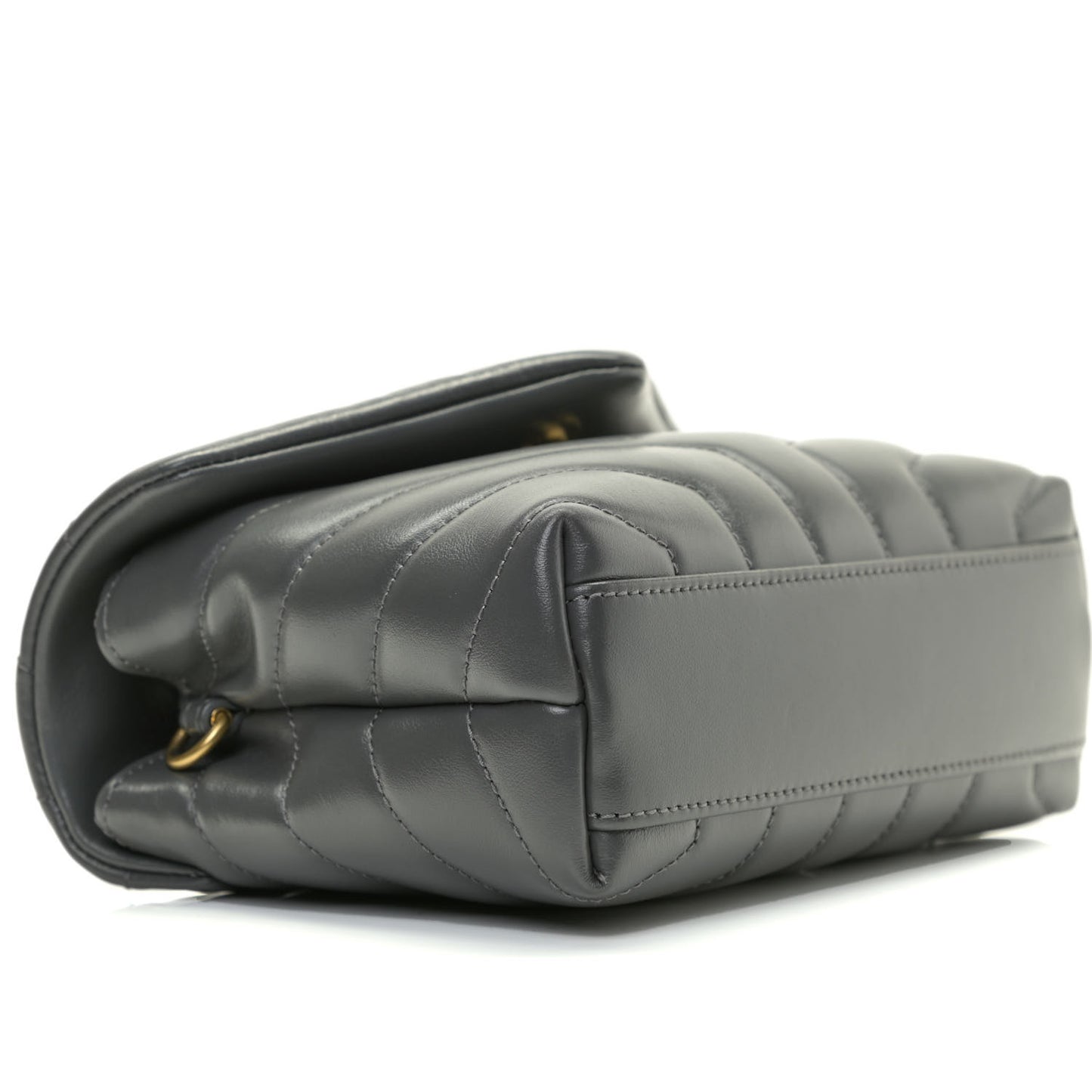 Calfskin Y Quilted Monogram Toy Loulou Satchel Storm