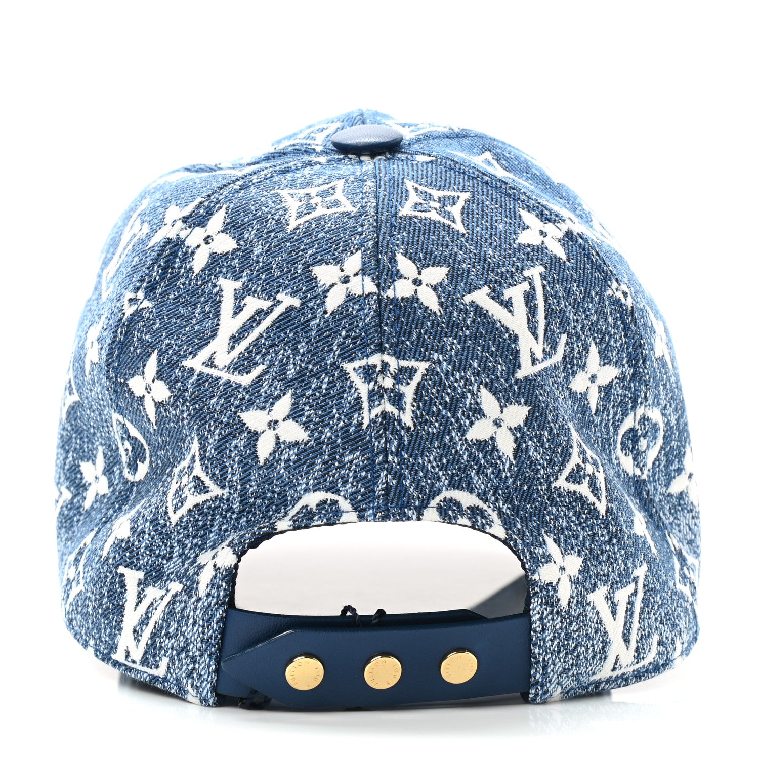 Louis Vuitton Monogram Jacquard Cap M Blue 6 of 9