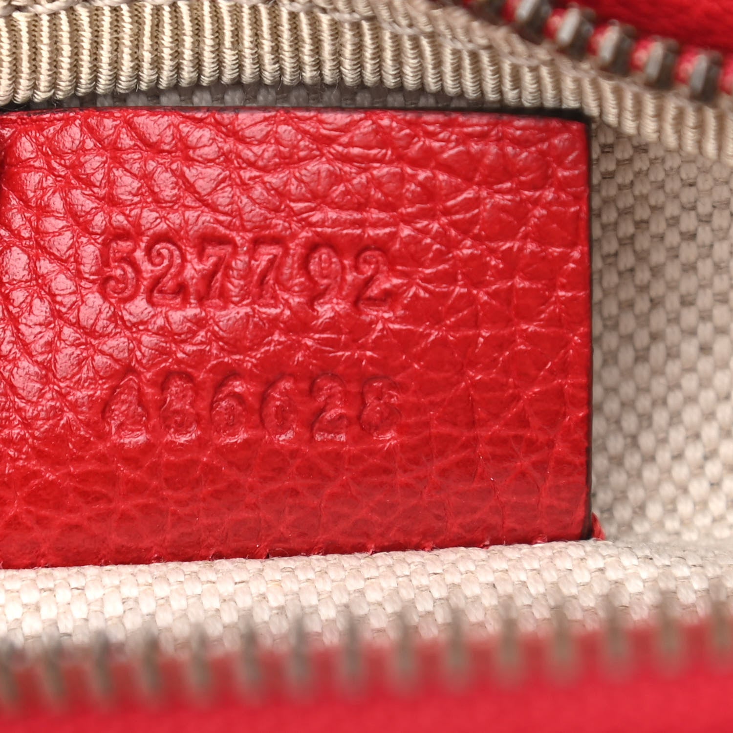Gucci Grained Calfskin Small Logo Belt Bag Hibiscus Red 6 of 9