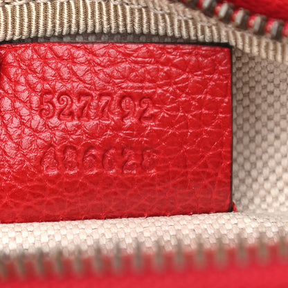 Gucci Grained Calfskin Small Logo Belt Bag Hibiscus Red 6 of 9