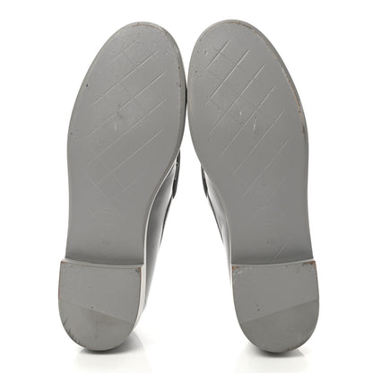 Chanel Lambskin Quilted CC Turnlock Loafers 40 Grey 5 of 11